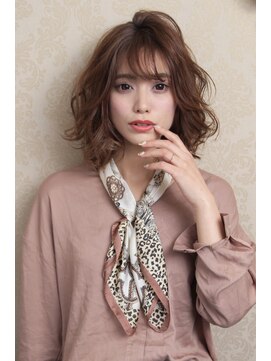 アグラン 梅田本店(a Gland) 抜け感ミディアムボブ