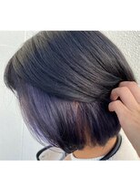 ヒトヘアースマイル 各務原(hito hair×smile)&nbsp;インナーカラー×ブルーバイオレット