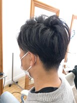 ヘッズ 本八幡店(HEADS)&nbsp;かき上げヘア　ニュアンスマッシュ　サイドパート　韓国マッシュ