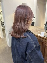 デヴェロペ(Devellope.)&nbsp;【Devellope.】千葉担当　ブリーチカラー　ピンクベージュ