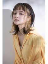 エールバイボヌール(Ere by Bonheur) 顔周りに可愛いデザイン♪インナーカラー＆フェイスフレーミング