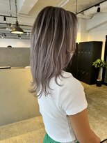 メリー オオサカ(Merly Osaka)&nbsp;オシャかっこいい！寒色バレイヤージュ_white lavender ash_