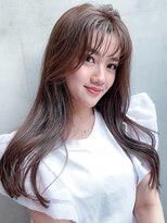 アイティー バイ アルバム 中野店(IT by ALBUM)&nbsp;韓国風春ロング_外ハネボブセクションカラー_58510