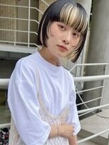 ヒート バイ アンカットラウンジ 渋谷(HEAT by UNCUT&LOUNGE)&nbsp;フェイスフレーミング/インナーカラー/ケアブリーチ/前髪カラー