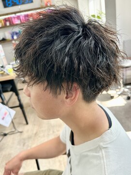 アルモ ヘア フア 東静岡(ALMO hair HUA) 【メンズ】ナチュラルタイストパーマ