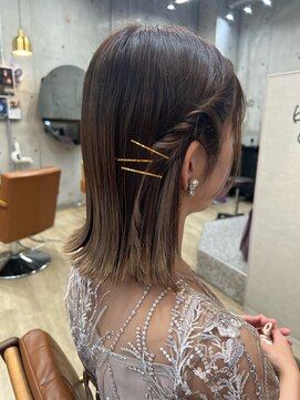 コージー(Kozy) ☆結婚式お呼ばれヘアアレンジ/ハーフタイトアレンジ☆