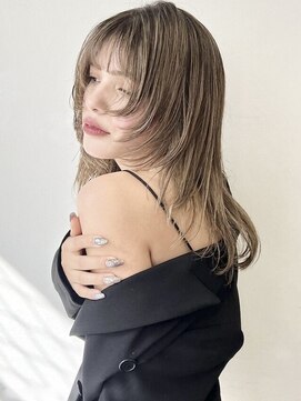 ココ 本八幡(KOKO) #黒髪#小顔#クラゲヘアー#オリーブグレー#ココアベージュ#美髪