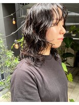 パープル(PURPLE)&nbsp;ウルフパーマ☆スパイラルパーマ