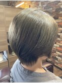 ハイライト白髪ぼかし