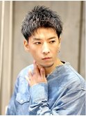 シンプルアップバング かき上げ