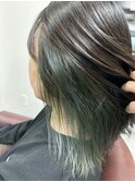 インナーカラー グリーン