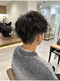 【川口】メンズパーマツイストスパイラルマッシュ