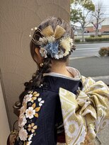 ヘアプロデュース ムース(Hair Produce MU SU) 成人式編み下ろしヘア