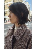 外国人風ドライボブパーマ/ウェーブミディアム