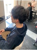メンズ波巻きラフパーマ