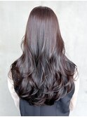 くびれヘア顔周りレイヤー韓国ヘア美髪ロング_ba465331