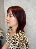 春カラー、くびれヘア【砂川】