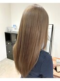 ブリーチ1回でできるミルクティーベージュ