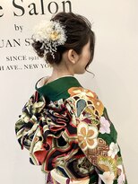 ゼストソエル(ZEST soell)&nbsp;成人式ヘア　振袖　二十歳　着物レンタル【立川/soell/水島】