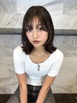 サラビューティーサイト 九大学研都市店(SARA Beauty Sight)&nbsp;【林style】外ハネボブ×ダークグレー