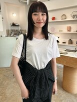 ユー(yew)&nbsp;ミディアムヘア／姫カット／顔周りカット／ワイドバング