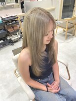 アッシュ 高津店(Ash)&nbsp;色落ちも可愛いミルクティーベージュ