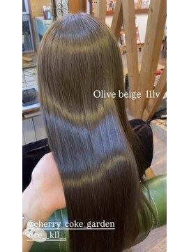 チェリーコークガーデン(CHERRYCOKEGARDEN) オリーブベージュ　11Lv