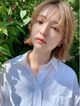 ソイルバイロミー(soil by ROMMY) 外ハネボブ/前髪カット/小顔ショート◎ボブ/横浜髪質改善