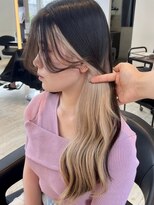 インク サカエ(inq sakae) インナーカラー/ミルクティーベージュ