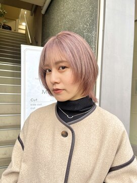 ヘアーサロンシャルム(hair salon charme) ショートウルフ/ピンクベージュ