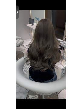 ロンドルピナス 小倉(Lond Lupinus) 黒髪カタログ/オリーブグレー/ココアベージュ/小顔に見せるヘア