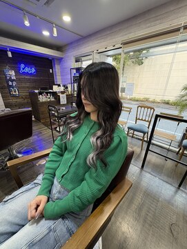 シールエクステ　インナーカラー