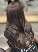 ベレーザ 渋谷(BELEZA)&nbsp;グレージュ/ブリーチなしダブルカラー/赤み消しカラー