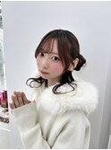 結婚式ヘア卒業式ヘア髪質改善ダブルカラーカチモリ轟れな