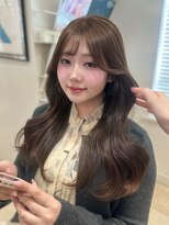 ユーフォリア 銀座本店(Euphoria) 【AYAKI】レイヤー 韓国 顔まわりカット 透明感カラー