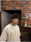 マッシュウルフパーマ