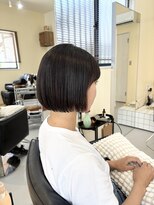 トゥルー(true) ミニボブ 縮毛矯正