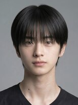 ノラキチジョウジ(NORA KICHIJOJI)&nbsp;黒髪韓国マッシュショートツーブロックダウンパーマワックスなし
