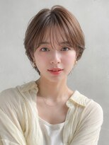ノア 三宮店(NOA)&nbsp;【NOA】丸みショートシースルーバング大人韓国ショート