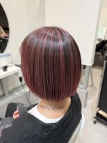 ネリ(NERi)&nbsp;華やか立体感☆ピンクバレイヤージュ×ミニボブ