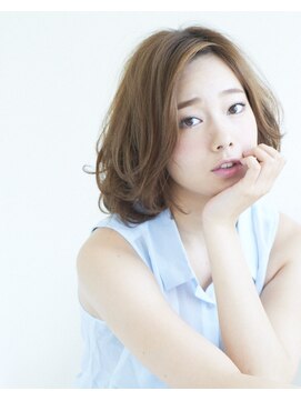 アリエッタ(aRietta) 【aRietta】愛されフェミニンボブ♪センターパート/ひし形/小顔