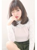 【Mariabyafloat】ブルージュ小顔ノームコアワンカールセミディ