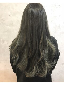 ヘア ラボ ニコ 藤沢店(hair Labo nico...) レインバレイヤージュグレージュ