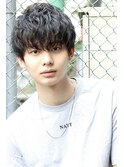 強めパーマで菅田将暉 風ヘアに!コンパクト ショートマッシュ