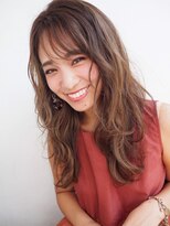 ヘアープレイス ヴィブ(hair place VIVE) シースルーバングとアッシュベージュで女の子らしさをプラス
