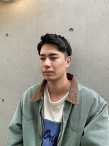 タケシズバーバー(BARBER)&nbsp;アップバングツーブロックフェード