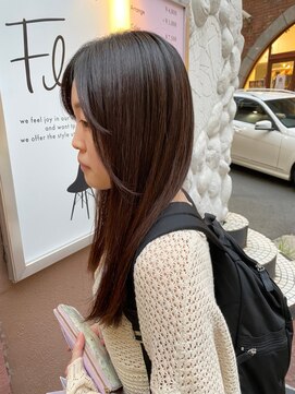 フロート 小阪店(float) マロンブラウン_ココアブラウン,フリンジウェーブ