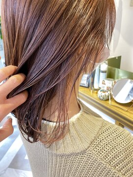 ロンドアベニール 北千住(Lond avenir) オシャレさん必見☆ インナーカラーチェリーピンク 西田大樹