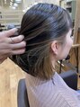 アグ ヘアー プラウド ソコラ若葉台店(Agu hair proud) ブリーチを使用☆イヤリングカラー/ハイトーンカラー