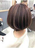 【elua 田村】極細ハイライトすっきりボブ